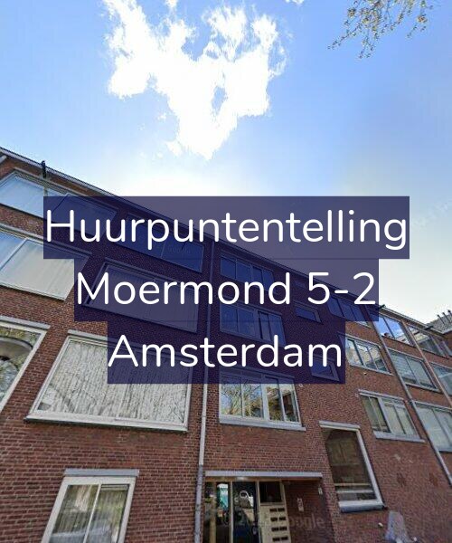 Foto gevel Huurpuntentelling voor Moermond 5-2, Amsterdam