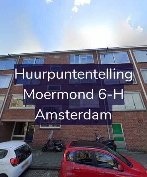 Foto gevel Huurpuntentelling voor Moermond 6-H, Amsterdam