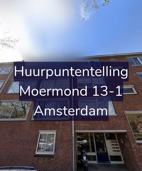 Foto gevel Huurpuntentelling voor Moermond 13-1, Amsterdam