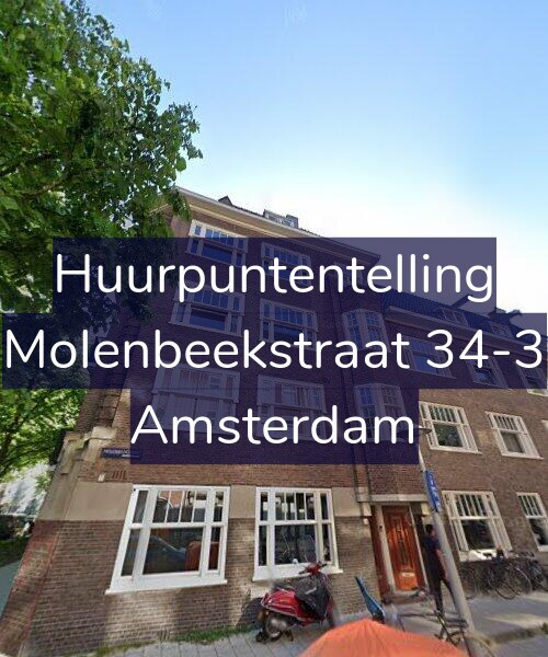 Foto gevel Huurpuntentelling voor Molenbeekstraat 34-3, Amsterdam