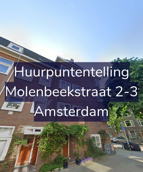 Foto gevel Huurpuntentelling voor Molenbeekstraat 2-3, Amsterdam