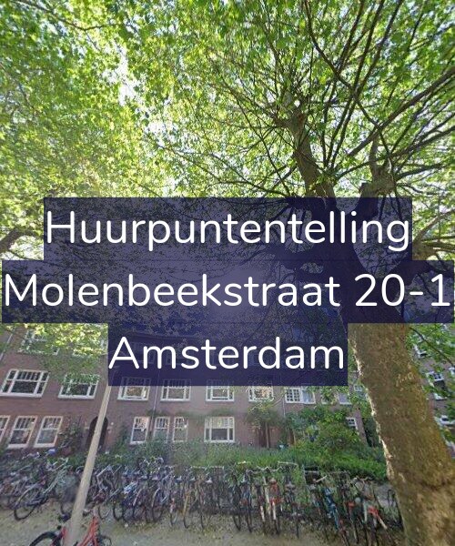Foto gevel Huurpuntentelling voor Molenbeekstraat 20-1, Amsterdam