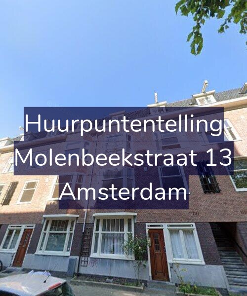 Foto gevel Huurpuntentelling voor Molenbeekstraat 13, Amsterdam