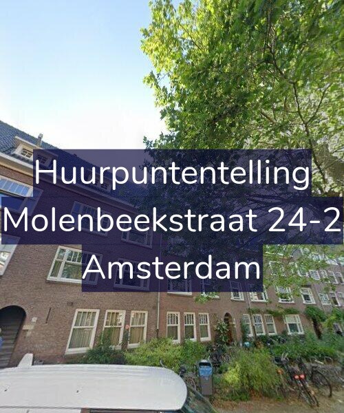 Foto gevel Huurpuntentelling voor Molenbeekstraat 24-2, Amsterdam