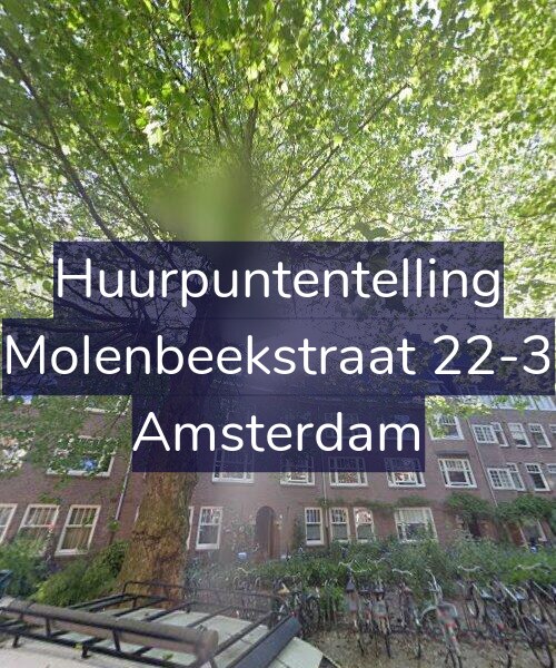 Foto gevel Huurpuntentelling voor Molenbeekstraat 22-3, Amsterdam