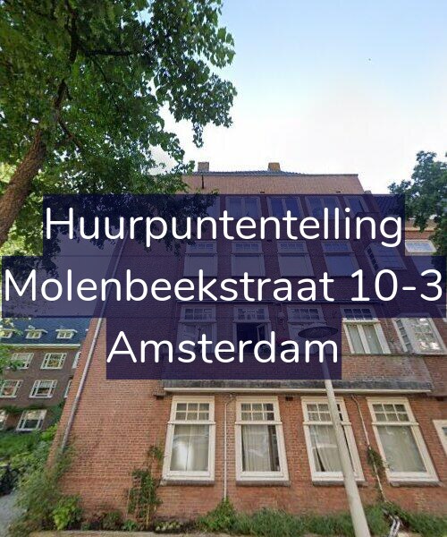 Foto gevel Huurpuntentelling voor Molenbeekstraat 10-3, Amsterdam