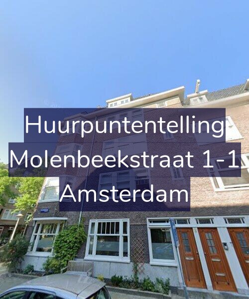 Foto gevel Huurpuntentelling voor Molenbeekstraat 1-1, Amsterdam