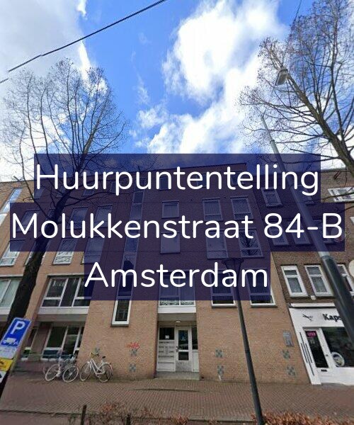 Foto gevel Huurpuntentelling voor Molukkenstraat 84-B, Amsterdam