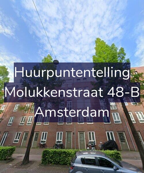 Foto gevel Huurpuntentelling voor Molukkenstraat 48-B, Amsterdam