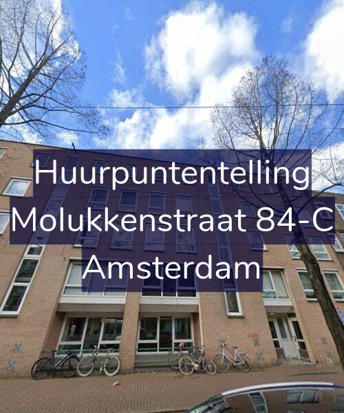 Foto gevel Huurpuntentelling voor Molukkenstraat 84-C, Amsterdam