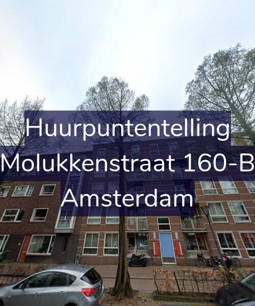 Foto gevel Huurpuntentelling voor Molukkenstraat 160-B, Amsterdam
