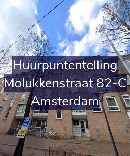 Foto gevel Huurpuntentelling voor Molukkenstraat 82-C, Amsterdam