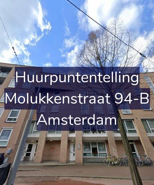 Foto gevel Huurpuntentelling voor Molukkenstraat 94-B, Amsterdam