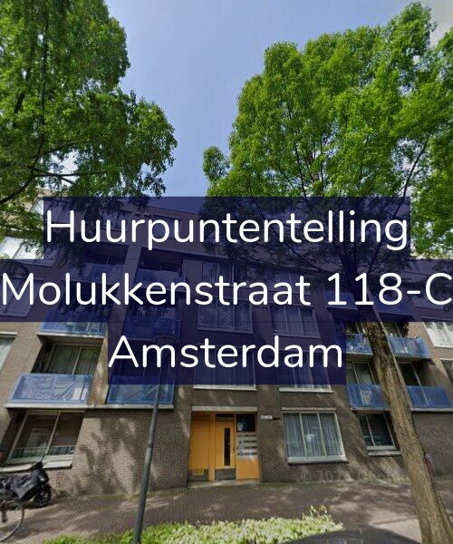 Foto gevel Huurpuntentelling voor Molukkenstraat 118-C, Amsterdam