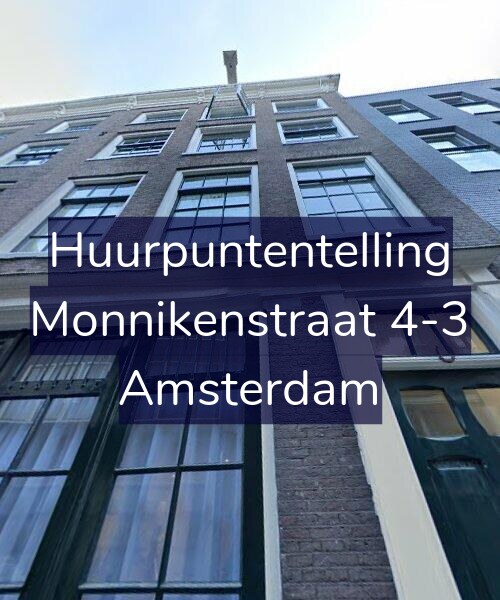 Foto gevel Huurpuntentelling voor Monnikenstraat 4-3, Amsterdam