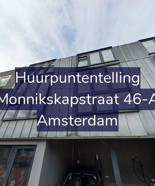 Foto gevel Huurpuntentelling voor Monnikskapstraat 46-A, Amsterdam