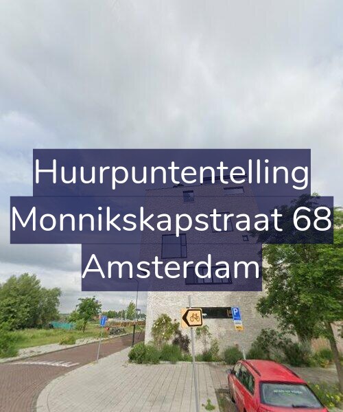 Foto gevel Huurpuntentelling voor Monnikskapstraat 68, Amsterdam