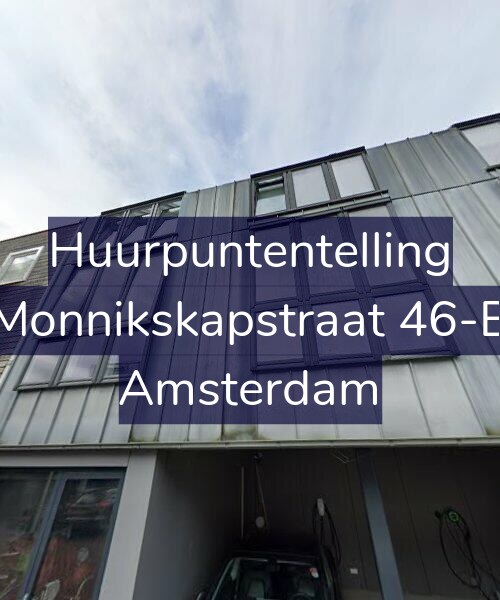 Foto gevel Huurpuntentelling voor Monnikskapstraat 46-B, Amsterdam
