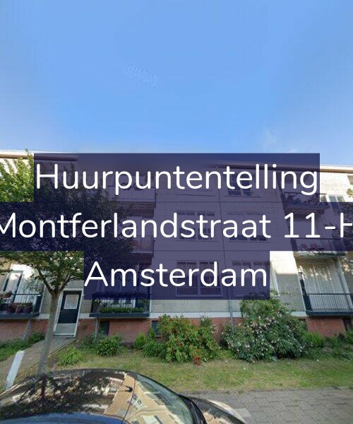 Foto gevel Huurpuntentelling voor Montferlandstraat 11-H, Amsterdam