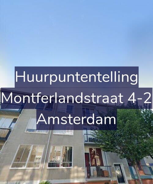 Foto gevel Huurpuntentelling voor Montferlandstraat 4-2, Amsterdam