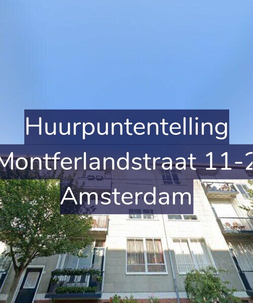 Foto gevel Huurpuntentelling voor Montferlandstraat 11-2, Amsterdam