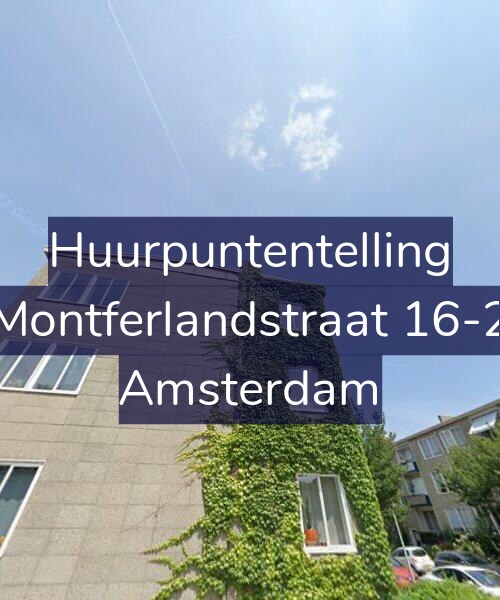 Foto gevel Huurpuntentelling voor Montferlandstraat 16-2, Amsterdam