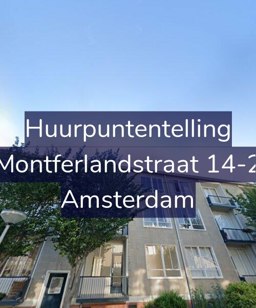 Foto gevel Huurpuntentelling voor Montferlandstraat 14-2, Amsterdam