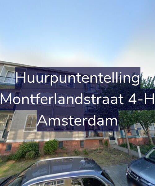 Foto gevel Huurpuntentelling voor Montferlandstraat 4-H, Amsterdam