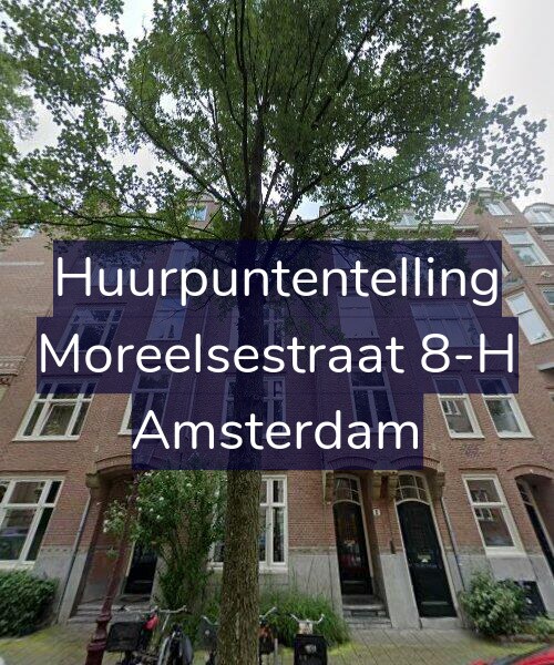 Foto gevel Huurpuntentelling voor Moreelsestraat 8-H, Amsterdam