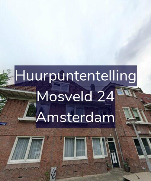 Foto gevel Huurpuntentelling voor Mosveld 24, Amsterdam