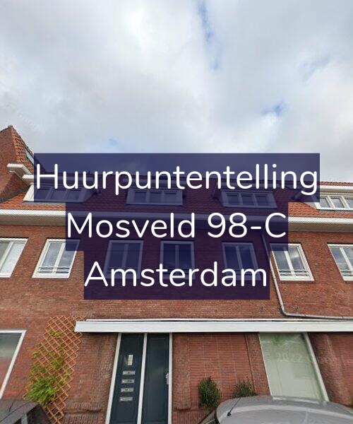 Foto gevel Huurpuntentelling voor Mosveld 98-C, Amsterdam