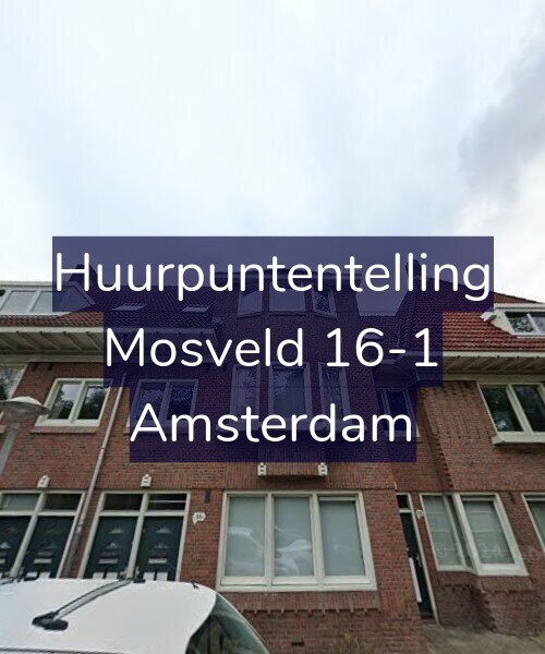 Foto gevel Huurpuntentelling voor Mosveld 16-1, Amsterdam