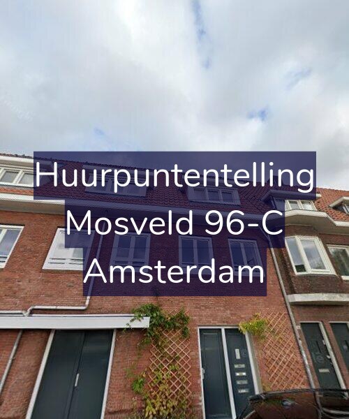 Foto gevel Huurpuntentelling voor Mosveld 96-C, Amsterdam
