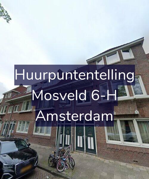 Foto gevel Huurpuntentelling voor Mosveld 6-H, Amsterdam