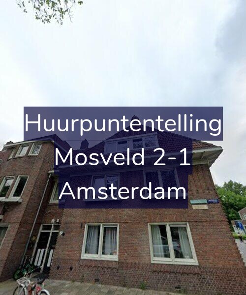 Foto gevel Huurpuntentelling voor Mosveld 2-1, Amsterdam
