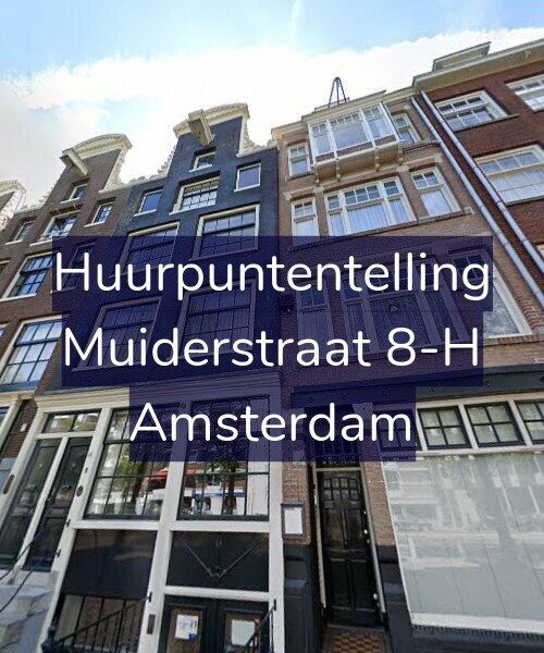 Foto gevel Huurpuntentelling voor Muiderstraat 8-H, Amsterdam