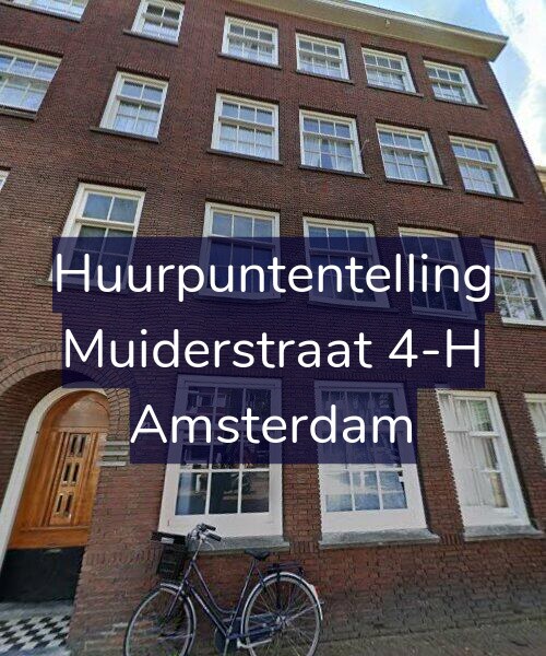 Foto gevel Huurpuntentelling voor Muiderstraat 4-H, Amsterdam