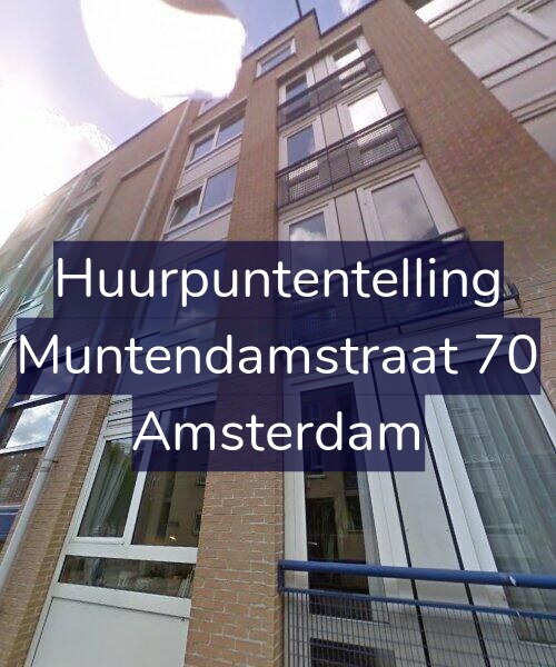 Foto gevel Huurpuntentelling voor Muntendamstraat 70, Amsterdam