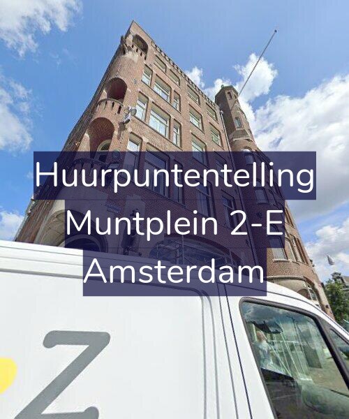 Foto gevel Huurpuntentelling voor Muntplein 2-E, Amsterdam