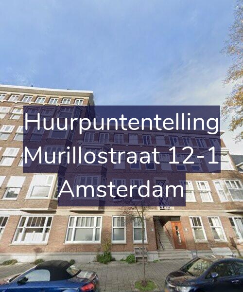 Foto gevel Huurpuntentelling voor Murillostraat 12-1, Amsterdam