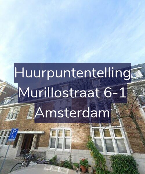 Foto gevel Huurpuntentelling voor Murillostraat 6-1, Amsterdam