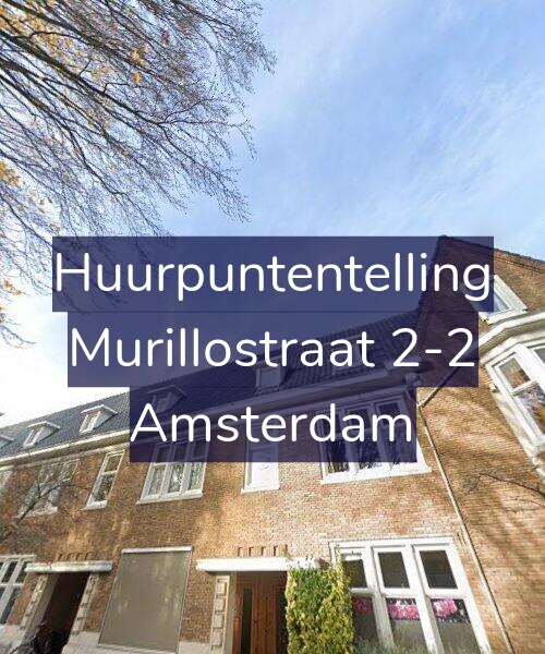 Foto gevel Huurpuntentelling voor Murillostraat 2-2, Amsterdam