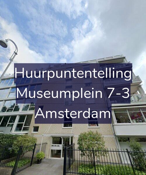 Foto gevel Huurpuntentelling voor Museumplein 7-3, Amsterdam