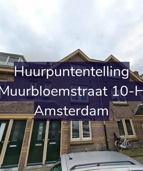 Foto gevel Huurpuntentelling voor Muurbloemstraat 10-H, Amsterdam