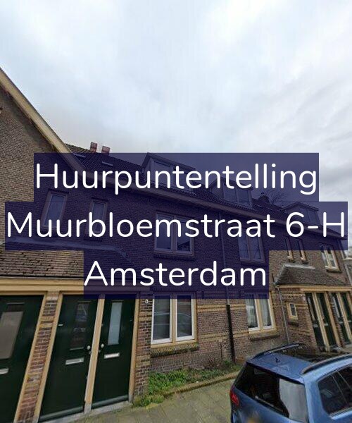 Foto gevel Huurpuntentelling voor Muurbloemstraat 6-H, Amsterdam