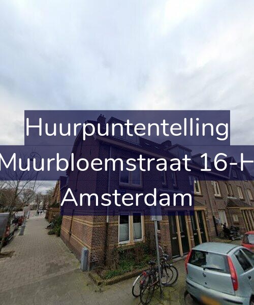 Foto gevel Huurpuntentelling voor Muurbloemstraat 16-H, Amsterdam
