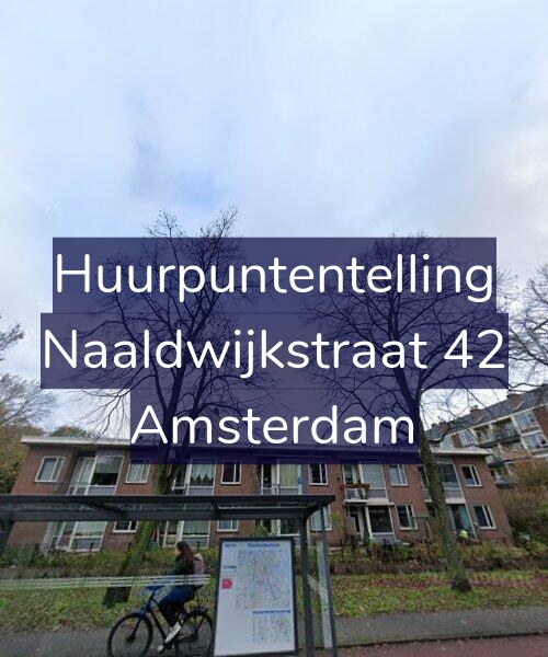 Foto gevel Huurpuntentelling voor Naaldwijkstraat 42, Amsterdam
