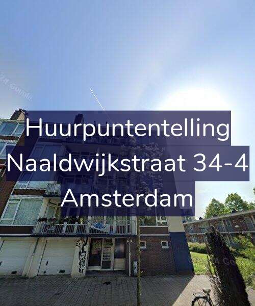 Foto gevel Huurpuntentelling voor Naaldwijkstraat 34-4, Amsterdam