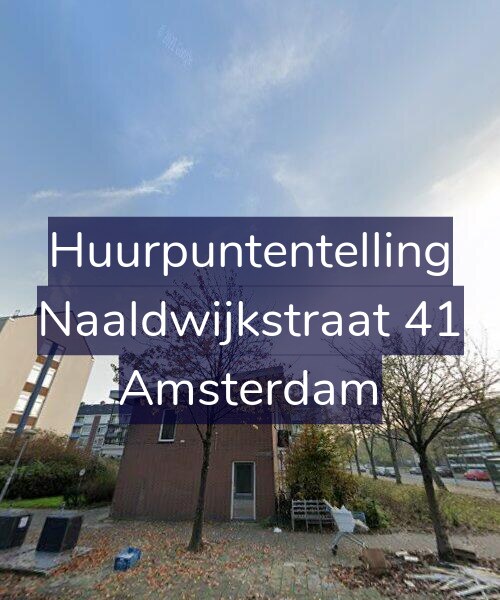 Foto gevel Huurpuntentelling voor Naaldwijkstraat 41, Amsterdam