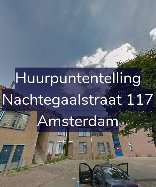 Foto gevel Huurpuntentelling voor Nachtegaalstraat 117, Amsterdam